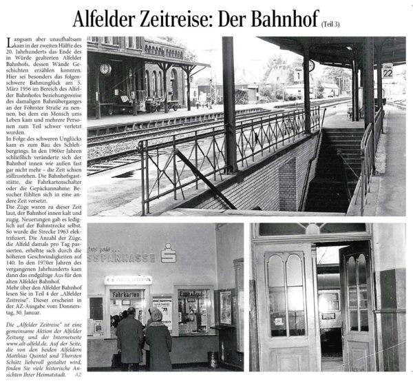 AZ vom 23.01.2014-Alfelder Zeitreise-Der Bahnhof Teil 3